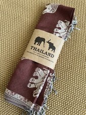 Thai Silk Elephant Shawl