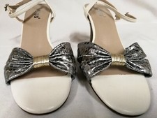 Lotus Cream & Silver Sandal