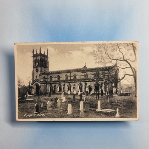 Aysgarth postcard c1950 - aysgarth,