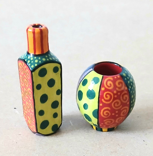 Miniature ceramic vases 2 - miniature, x