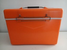 VINTAGE ORANGE 70's penguin Logo Cool Box Retro VW Camper Picnic  Camping 