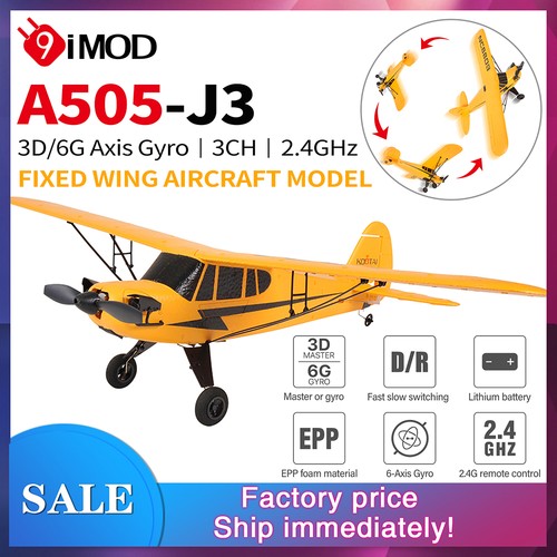 A505 fixed wing plane - j3,