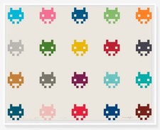 Invader x Damien Hirst