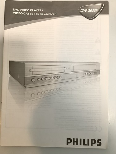 Phillips dvp 3055v vcr dvd - 3055v,
