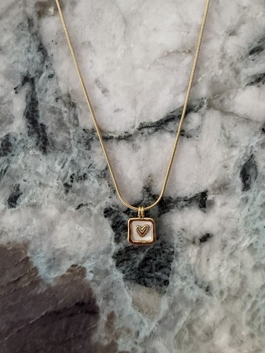 18ct gold plated snake - , chain
