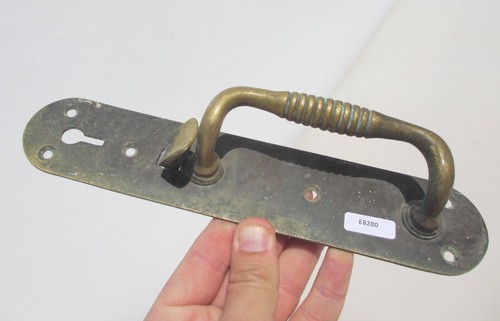 Antique brass door handle - antique,