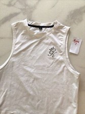 GYM KING WHITE VEST TOP SMALL