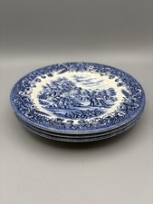 3x Churchill Blue & White