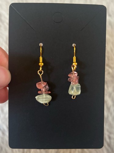 Handmade gold pink - pink, green