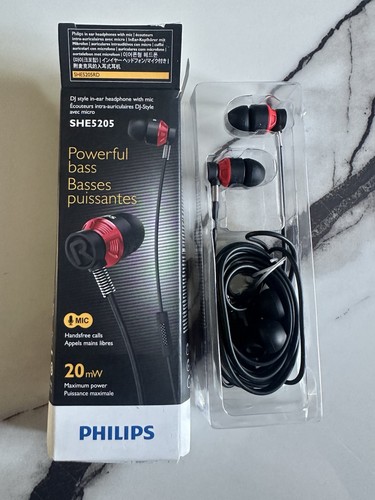 Philips ear headphones red - in,