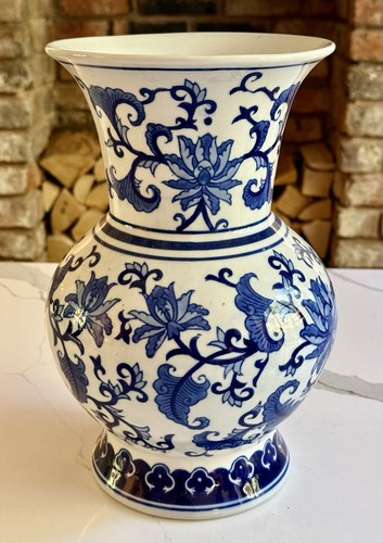 Large vintage blue - &, white