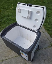 Halfords 40L Portable Fridge.  Perfect for camping.  UK Mains or 12V car plug