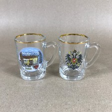 Collection of 4 German Beer Glasses Bier Glasses