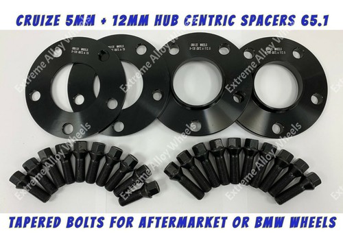 Alloy wheel spacers 5mm 12mm - 5mm,
