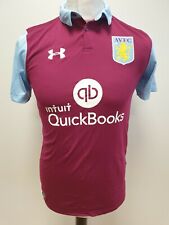 V672 BOYS UNDER ARMOUR ASTON VILLA 16-17 FOOTBALL SHIRT YXL 15-16 YEARS