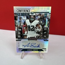 2024 Panini Contenders Conference Ticket /75 Ainias Smith #191 RC Auto Eagles