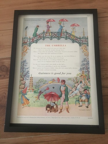 Guinness 1956 framed - guinness-1956,