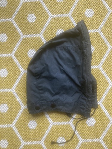 Barbour waxed cotton hood - waxed,
