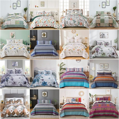 Piece patchwork bedspread - patchwork,