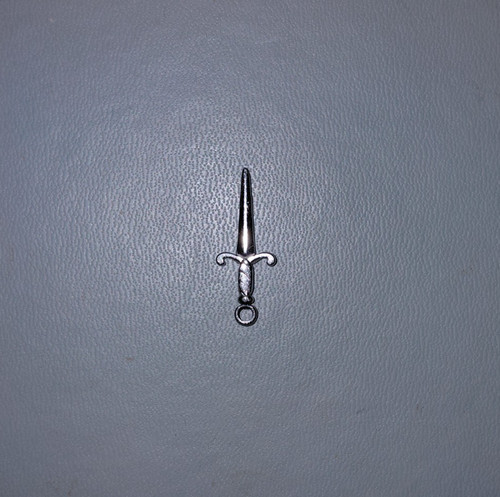 Miniature silver sword dagger - sword,