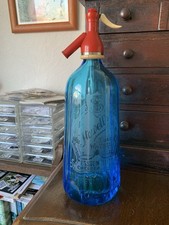 Vintage Blue Stowell’s Soda Siphon ￼
