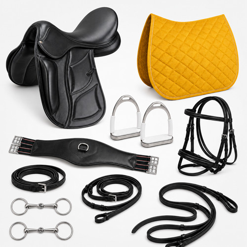 Complete english horse - complete, saddle