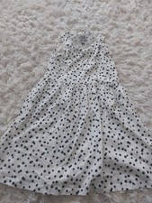 Girls Spotty Dress Size 5 to 6 Years Excellent Condition