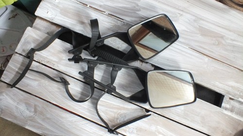 Car caravan mirrors black - caravan,