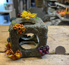 Coral Cube Habitat Coral Plants Aquarium Fish Tank Hide Ornament Decoration