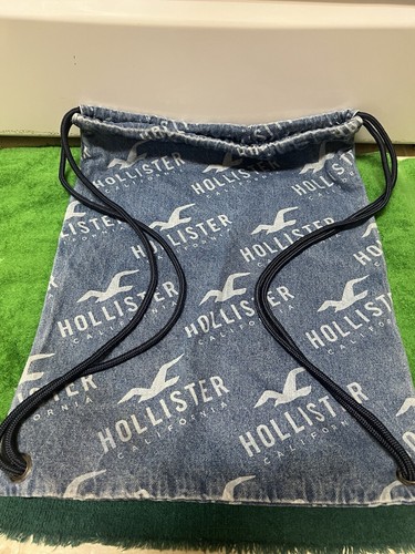 Hollister denim drawstring - hollister,