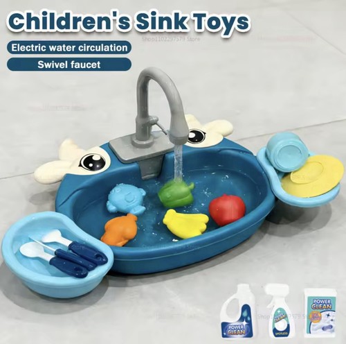 Kitchen sink toys with - kitchen, running