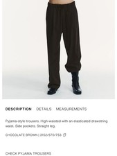 Zara pyjama style trousers