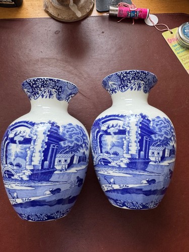 Spode blue italian vase 6 - blue,