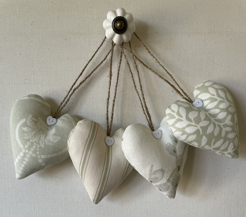 Handmade hanging hearts in - handmade,