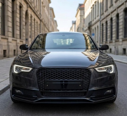 Gloss black front - grill, for