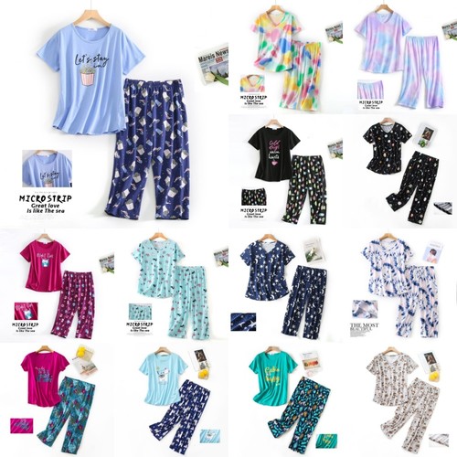 Ladies pyjamas set print - pyjamas,