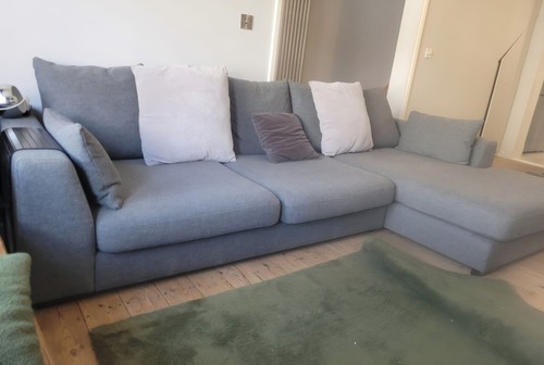 Dfs grey acrylic blend fabric - acrylic,