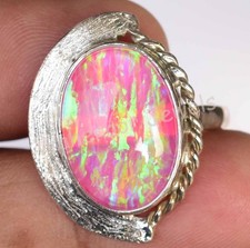 925 Sterling Silver Fire Pink