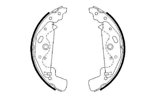 Brake shoe set - set, land