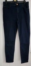 George at Asda WonderFit Indigo Denim Jeans With Stretch Size 18/20 Standard Leg