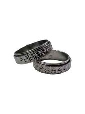Titanium Steel Rings for Men Wedding Ring Cool Simple Band Engagement Gift 8mm