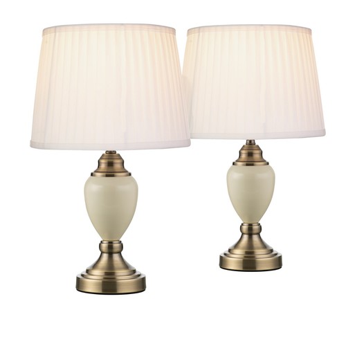 Table lamps pair - table, of