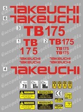 Decal Sticker set. TAKEUCHI