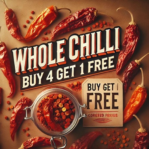 Chilli whole pick and - and, mix