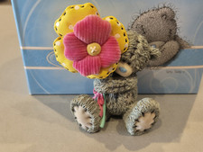 ME TO YOU BEAR FIGURINE HAND PICKED BOXED  EXTREMELY RARE FLOWER 