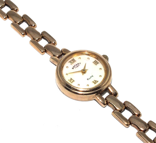 Ladies elegant 9ct yellow - , gold