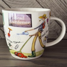Queens By Churchill "At Your Leisure" Head Gardener Mug