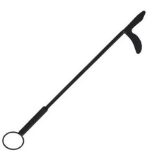 18" STEEL CHIMENEA POKER BLACK