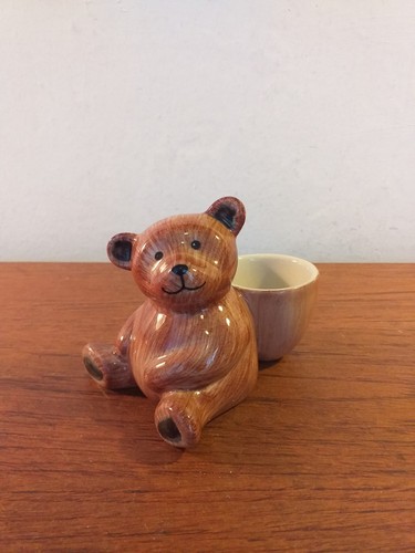 Novelty teddy bear egg - bear, cup