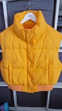 Ladies Primark Orange Gilet Size Small Approx Size 10-12